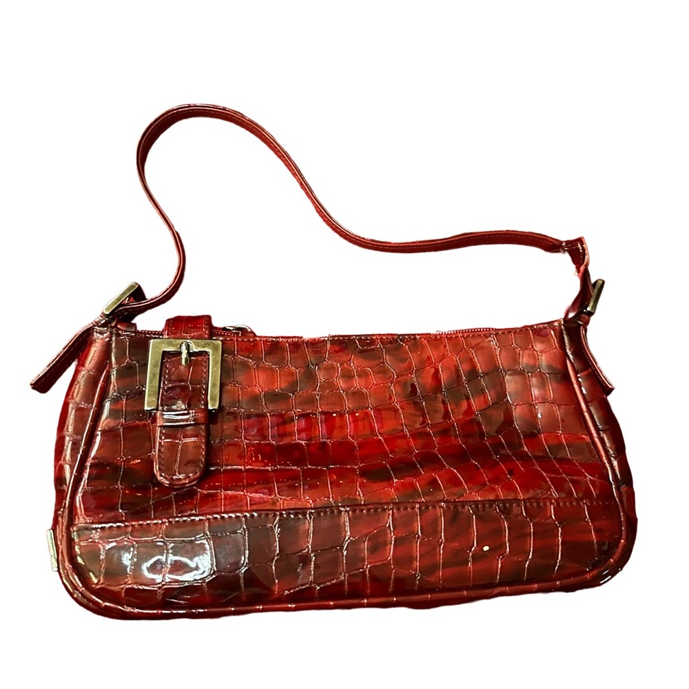 Stuart Weitzman Red And Black Handbag - image 1